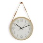 Horloge Murale Versa Cuir Synthétique Bois (4,5 x 53 x 31,7 cm) (4,5 x 53 x 31 cm)