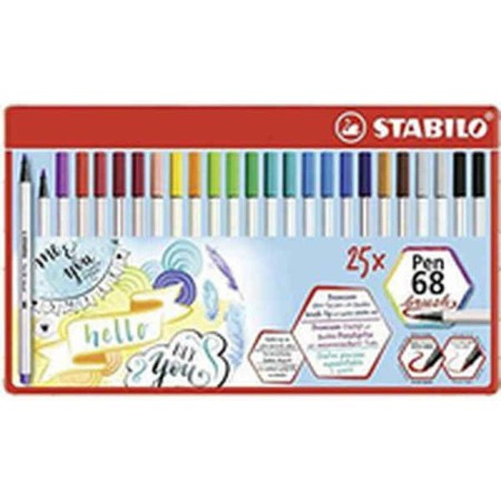 Rotuladores Stabilo Pen 68 brush (Reacondicionado B)