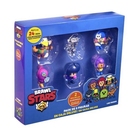 Ensemble de Figurines Bizak Brawl Stars Luxe 6 cm 8 Pièces