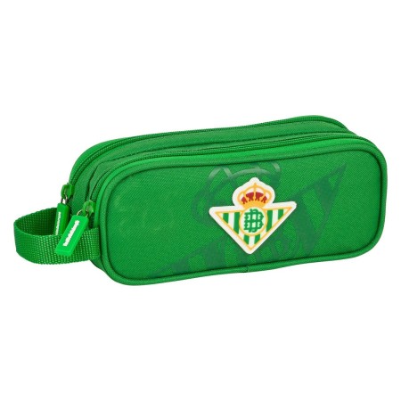 Trousse Fourre-Tout Double Real Betis Balompié M513 Vert (21 x 8 x 6 cm)