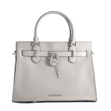 Bolso Mujer Michael Kors Hamilton Gris 34 x 26 x 15 cm