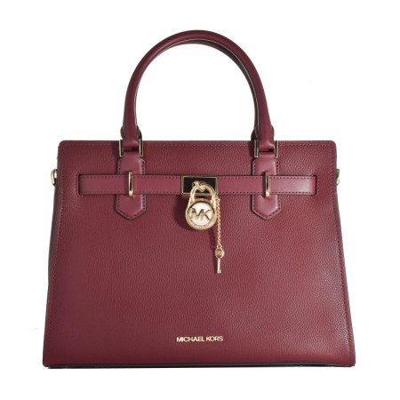 Bolso Mujer Michael Kors Hamilton Rojo 34 x 26 x 15 cm