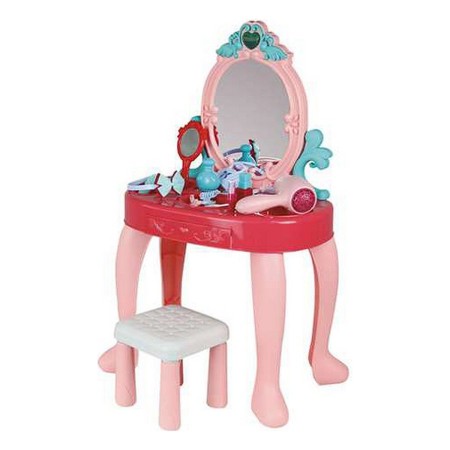 Coiffeuse avec Banc Jugatoys Miroir Accessoires 45 x 45 x 10 cm