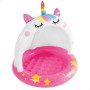 Piscina Hinchable para Niños Intex Rosa Unicornio 102 x 102 cm