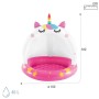 Pataugeoire gonflable pour enfants Intex Rose Licorne 102 x 102 cm