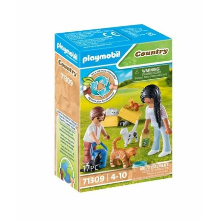 Playset Playmobil Country Chats 17 Pièces