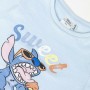 T shirt à manches courtes Enfant Stitch Bleu clair