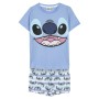 Pijama Infantil Stitch Azul