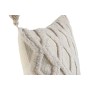 Coussin Home ESPRIT Blanc Pompons Boho 45 x 15 x 45 cm