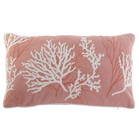 Coussin Home ESPRIT Blanc Corail méditerranéen 60 x 10 x 35 cm