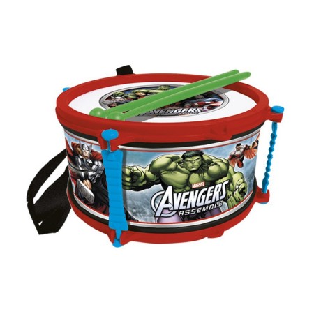 Tambour The Avengers Rouge Bleu Plastique