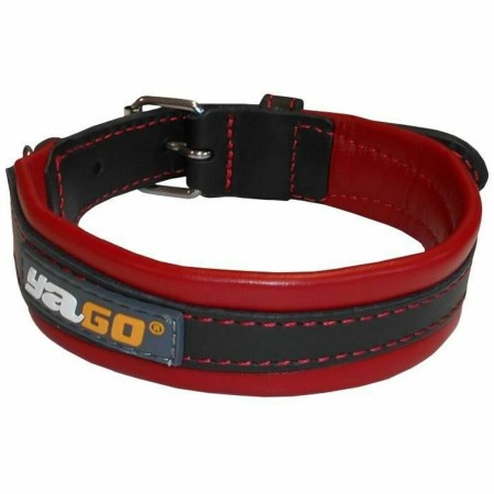 Collar para Perro Yago M Negro/Rojo 34-43 cm Rojo/Negro