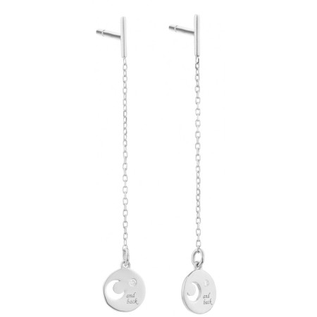 Pendientes Mujer Secrecy E8244CDAWA900 Plata de ley 4 cm