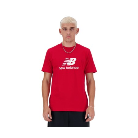 Camiseta de Manga Corta Hombre New Balance LOGO MT41502 TRE Rojo