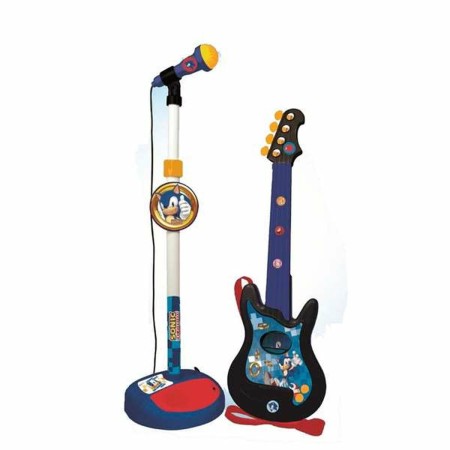 Guitarra Infantil Sonic Micrófono Karaoke