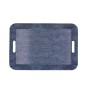 Bandeja de desayuno Quid Habitat Azul Plástico 41 x 32 x 4,5 cm Con asas Denim