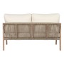 Ensemble Table avec 3 Sièges Home ESPRIT Marron Corde Acacia 138 x 79 x 83 cm