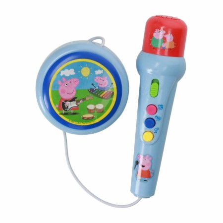 Microphone Karaoké Peppa Pig Bleu