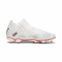 Chaussures de foot pour Enfants Puma Future Match Fg/Ag J Blanc Rouge