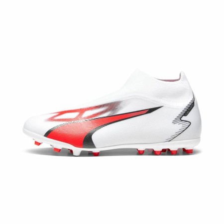 Botas de Fútbol para Adultos Puma Ultra Match+ Ll Mg Blanco Rojo