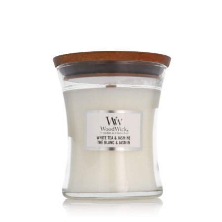 Vela Perfumada Woodwick 275 g Jazmín Té Blanco