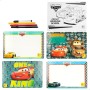 Kit de Dessin Cars Pocket Drawing School (6 Unités)