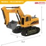 Excavadora Radio Control Speed & Go 1:24 4 Unidades