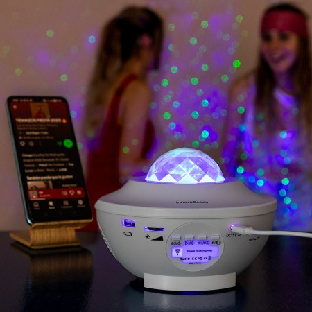 Proyector de Estrellas LED y Láser con Altavoz Sedlay InnovaGoods Multicolor (Reacondicionado A)