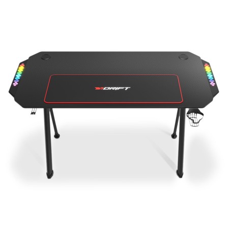 Mesa de Escritorio Gaming DRIFT DRDZ175RGB Negro 120 x 60 cm