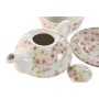 Théière Home ESPRIT Blanc Rose Rose clair Dolomite 750 ml (2 Unités)