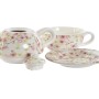 Théière Home ESPRIT Blanc Rose Rose clair Dolomite 750 ml (2 Unités)