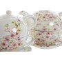 Théière Home ESPRIT Blanc Rose Rose clair Dolomite 750 ml (2 Unités)