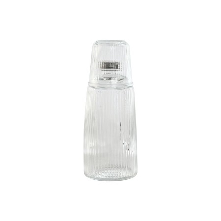 Botella de Agua Home ESPRIT Transparente Cristal 240 ml 1 L