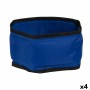 Collar para Perro Azul Negro PVC Gel 8 x 1 x 66 cm Refrigerante (4 Unidades)