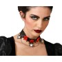 Accesorio para Disfraz Collar Negro Calaveras