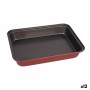 Bandeja para Horno Quttin Cherry Granate Rectangular 34 x 24 x 6 cm (12 Unidades)