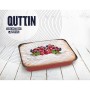 Plateau pour Four Quttin Cherry Bordeaux Rectangulaire 34 x 24 x 6 cm (12 Unités)