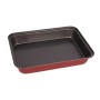 Bandeja para Horno Quttin Cherry Granate Rectangular 34 x 24 x 6 cm (12 Unidades)