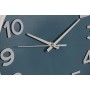 Horloge Murale Home ESPRIT Bleu Blanc Rose Moutarde PVC 30 x 4 x 30 cm (3 Unités)