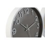 Horloge Murale Home ESPRIT Bleu Blanc Rose Moutarde PVC 30 x 4 x 30 cm (3 Unités)
