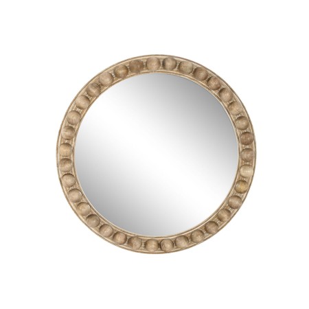 Miroir mural Home ESPRIT Marron Naturel Bois de manguier Bois MDF Balles 54,5 x 4,5 x 54,5 cm