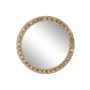 Miroir mural Home ESPRIT Marron Naturel Bois de manguier Bois MDF Balles 54,5 x 4,5 x 54,5 cm