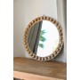 Miroir mural Home ESPRIT Marron Naturel Bois de manguier Bois MDF Balles 54,5 x 4,5 x 54,5 cm