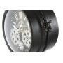 Reloj de Mesa Home ESPRIT Blanco Negro Plateado Metal Cristal 18 x 17 x 40,5 cm