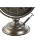 Horloge de table Home ESPRIT Argenté Verre Fer 21,5 x 18,6 x 51,5 cm