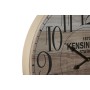 Horloge Murale Home ESPRIT Kensington Blanc Verre Bois MDF 53 x 6 x 53 cm (2 Unités)