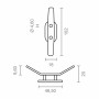 Polea para toldo Micel TLD15 Blanco 1,8 x 2 x 10,2 cm 2 Unidades