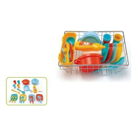 Cesta de Varilla Para Fregadero + Set de Vajilla (31 x 22 x 10 cm)