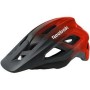 Casque de Cyclisme pour Adultes Reebok Noir Rouge Visière