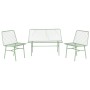 Conjunto de Mesa con 3 Sillones Home ESPRIT Menta Metal 115 x 53 x 83 cm